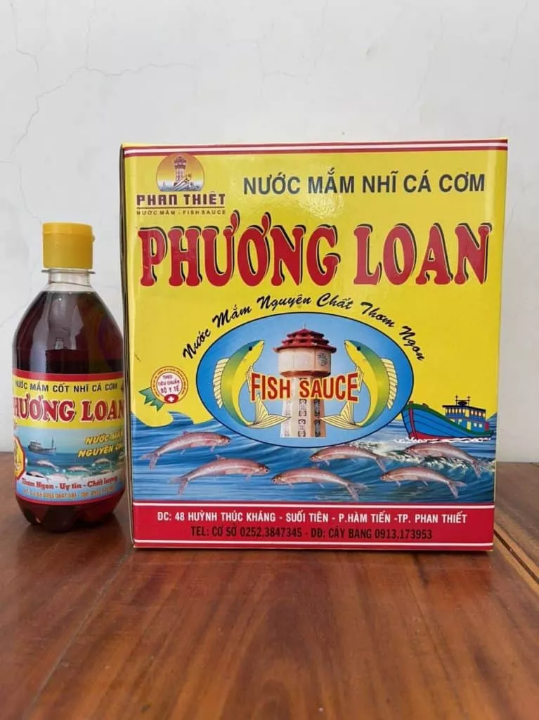 nuoc mam phuong loan Vi Vu Bình Thuận