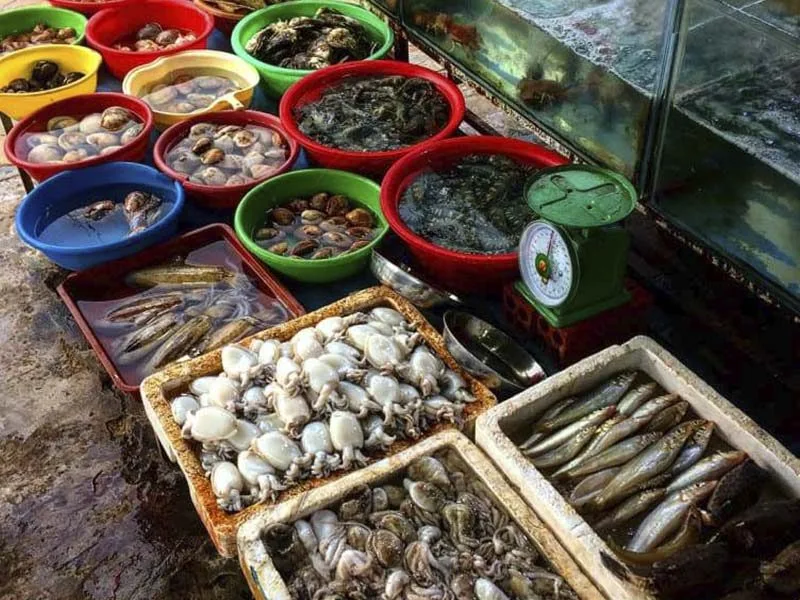 chợ hải sản Mũi Né